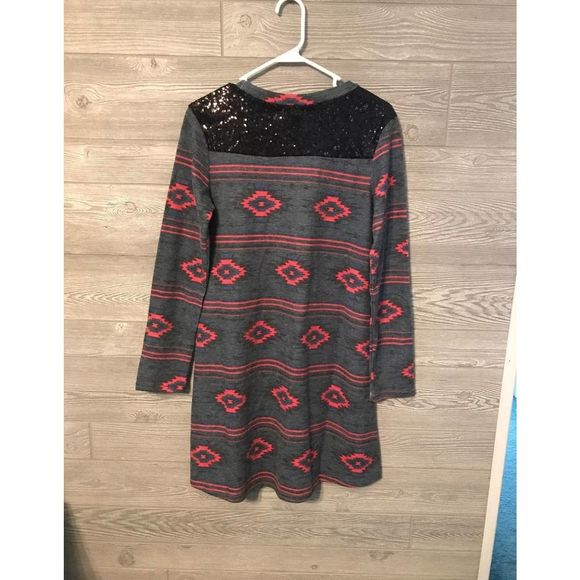 Simply Southern long sleeve sequin dress - Picture 3 of 3